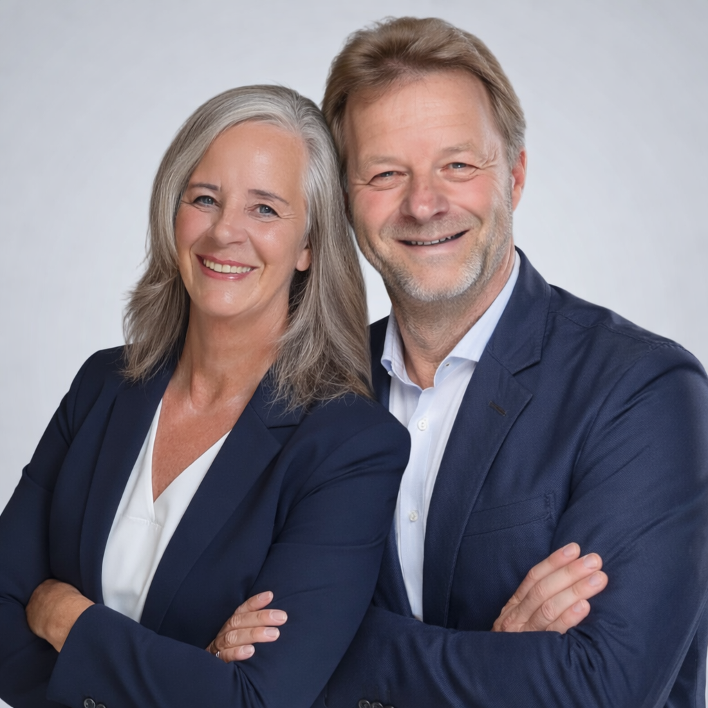 Professionelles Porträt eines Paares